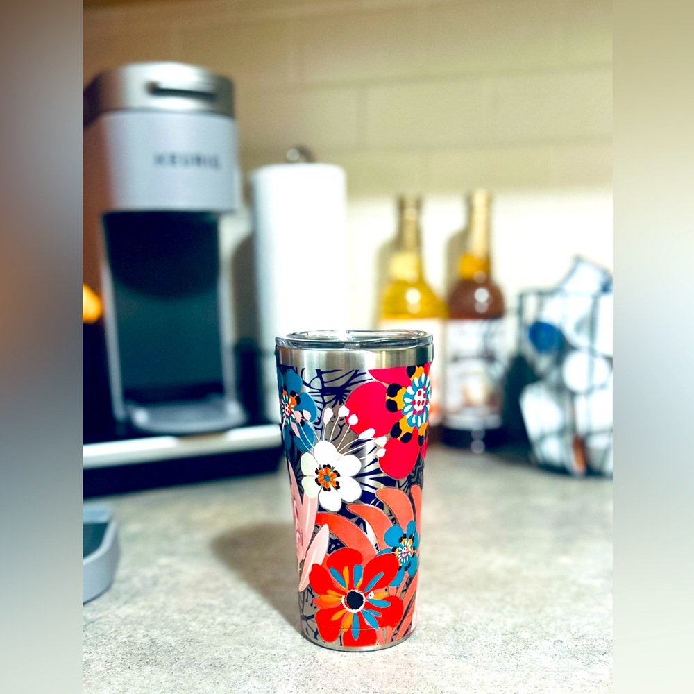 New Tervis Tumbler Bright Wild Blooms Insulated Travel Cup 20oz Stainless Steel - Picture 2 of 7